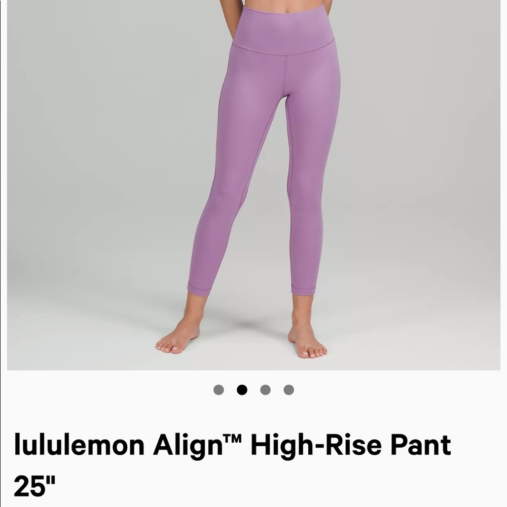 Lululemon Align pant 25” size 2